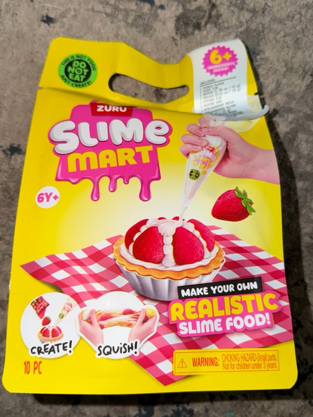 ZURU Slime Mart Realistic Slime Food Kit - Yellow